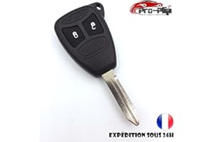 Llave Plip para jeep Grand Cherokee, Wrangler, Compass, Patriot, 2 botones grandes, @Pro-Plip.