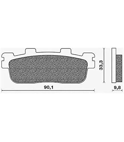 Plaquette de Frein Brembo Avant Kymco Xciting R 300 2008-2011 / Ri 300 Plaquette de Frein Brembo Avant Kymco Xciting R 300 2008-2011 / Ri 300