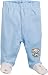 Schnizler Baby-Boys 2-Piece Long Sleeve Jacket and Bottoms Tracksuit, Blue, Newborn (Manufacturer Size:50)