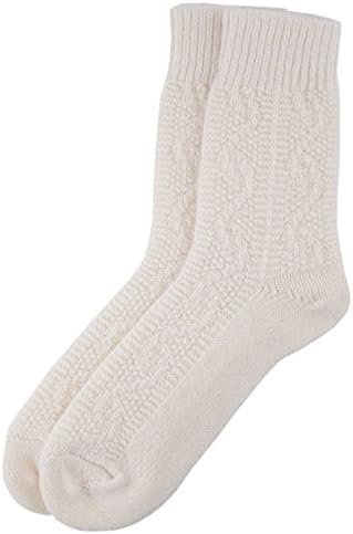 100% Pure Wool, Warm Winter Socks (A lot of colors available) (6-9 (EU 39-42), White)