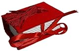 36 SCATOLE LIBRO LAUREA ROSSO BOMBONIERA PORTA CONFETTI FESTA PARTY TOCCO
