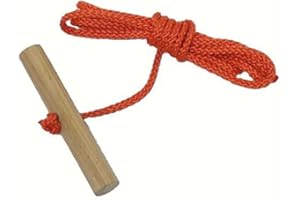 JOHANN HASLBERGER Looping-Lu Schlittenseil mit Holzgriff aus Buchenholz 1 Zugseil