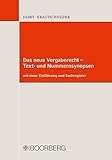 Image de Das neue Vergaberecht – Text- und Paragrafensynopsen: mit einer Einführung und Sachregi