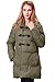Sweet Mommy Down Duffle Maternity and Mother Coat with baby pouch SJ2032 Khaki L(12-14)