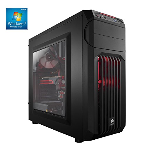 ONE Silent High-End Gaming-PC Kaby Lake Core i5-7600K, 4x 3.80 GHz (Quadcore) | Wasserkühlung | 16 GB DDR4-RAM | 2000 GB HDD | Mainboard MSI Z270-A Pro | Cardreader | BLU-RAY Player | 8 GB NVIDIA GeForce GTX 1070 | GigaBit-LAN, HDMI, DVI | USB 3.0 | Windows 7 Professional 64-Bit