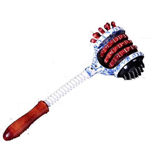 Preisvergleich Produktbild Jiangtao Roller Massage Hammer Meridian Schießen Holzmassagegerät Halswirbel Beinmassagegerät Heckbagger Klopfen Zurück Hammer Klopfen