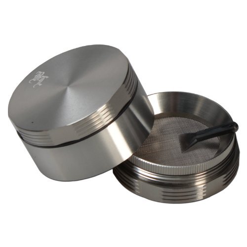 Black Leaf Cross Grinder 4-tlg – Ø55mm H35mm Crusher - 2