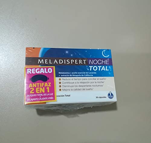 MELADISPERT NOCHE TOTAL 30 CPS REGALO ANTIFAZ (RELAJANTE FRIO/CALOR)