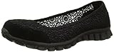 Corte: Sintético Skechers Ez Flex 2 Sweetpea - Bailarinas de cuero nobuck mujer, Negro (Schwarz (Blk)), 36