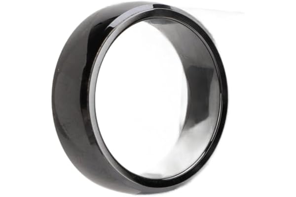 Keramisk NFC-Ring, NFC-forumtyp Universal för , All Round Sensing Technology Bärbar Smart Ring, Vattentät Fasion-ring för Beröringsfri åtkomstkontroll