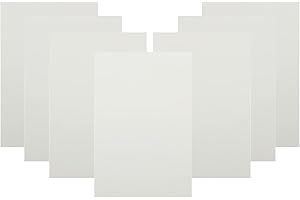 Sewroro Lot de 10 tableaux photo en aluminium par sublimation - En aluminium - Pour bricolage - Impression par sublimation - Photo - Blanc