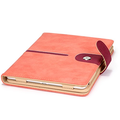 iPad Air Hülle [2013 Version-5.Generation] Original Urcover® [DEUTSCHER FACHHANDEL] Smart Cover Schutzhülle Case Etui mit Sleep/Wake Funktion ?? Zubehör | Coral