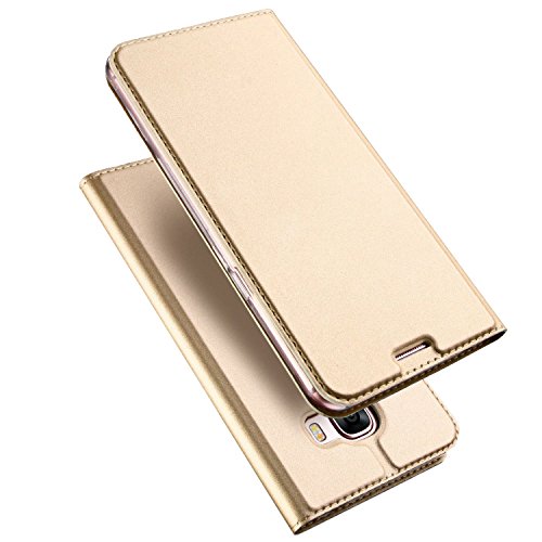 Samsung galaxy A5 2017 Hülle, Aostar Ledertasche Wallet Flip Cover Tasche Leder Brieftasche Schutzhülle mit Kartenfach und Ständer Handyhülle für A5 (2017)