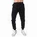 Produktbild Herren Hose Ronamick männer lang Trainingshose Freizeithose Slim fit Sporthose Stretch Jogginghose Sweatpants Winter Trousers Warm Sporthose Sweatpants(4XL, Schwarz)
