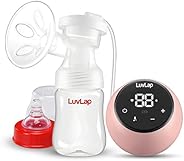 Luvlap Adore Electric Breast Pump with 2 Phase Pumping, Digital Touch Screen, Smart Memory, Dual Power Mode - 
