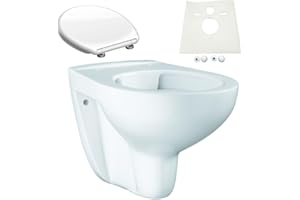 ‎HGMBAD GROHE WC spülrandlos inkl. WC Deckel HGMBAD mit Absenkautomatik abnehmbar