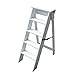 Produktbild 5-stufig Leiter Massivholz 5 Schritt Hocker Mehrzweck Indoor Praktische Klettern Leiter Einfache Moderne (Farbe : Weiß)