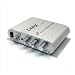 Produktbild LP-838 Mini Audio Verstaerker - LEPY Mini HIFI Stereo Audio Amplifier Verstaerker Super Bass Roller Booster Radio MP3 Verstaerker MP3 200W 12V fuer Auto KFZ PKW Motor CD DVD, Silber