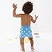 Splash About Kids Reusable Swim Happy Nappy - Blue/Mint Stars, Large, 6-14 Months