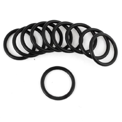 100 Schwarz 25 mm x 2,5 mm x 20 mm Oil Sealing O-Ringe Dichtungen Unterlegscheiben