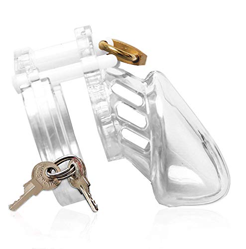 Preisvergleich Produktbild FNBABY Deluxe Keuschheitsgürtel für Männer / Peniskäfig zur Keuschhaltung / Keuschheitskäfig mit 5 Cockringen / Größe Small & Medium / Chastity Cock Cage / Keuschheit, Rollenspiele, Erniedrigung & Bon