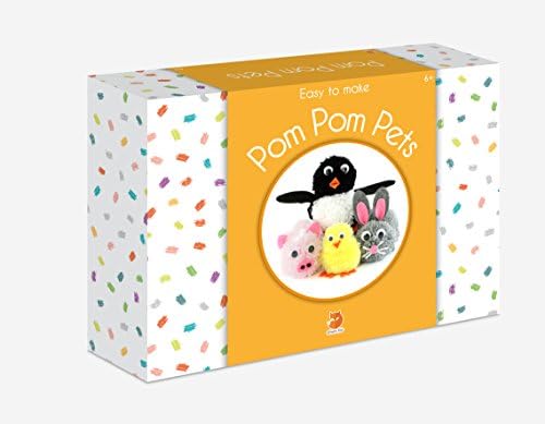 Pom Pom Pets Easy to Make Childrens Craft Kit Smart Fox Junior Christmas Gift