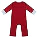 iiniim Baby Boys Christmas Santa Romper with Hat Outfit Sets Red 6-12 Months