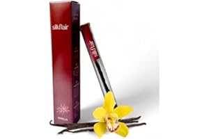 Silkflair - Vaniglia bourbon del Madagascar in baccelli (3 baccelli) | Altissima qualità | Grado A | 15-18 cm lunghezza