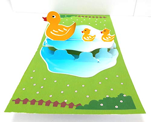 3D PopUp Happy Mothers Day Birthday Greeting Card Best Gift Mom Baby Shower Newborn Naming Ceremony