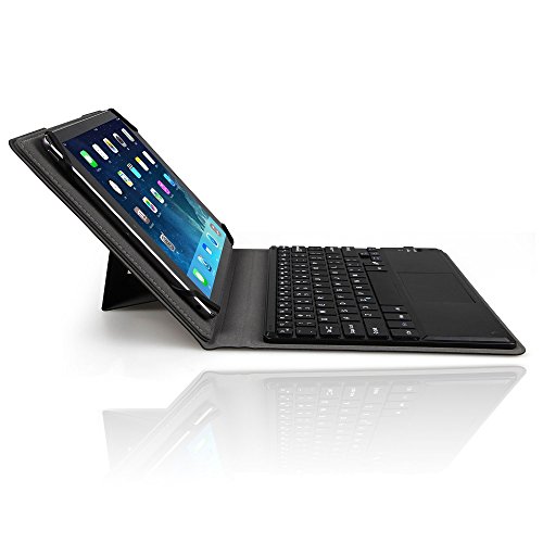 LEDELI Bluetooth Wireless QWERTZ deutsche Tastatur Keyboard mit Schutzhülle Case Cover Tasche Hülle Etui für iPad (für iPad mini 1 2 3 4) - 7