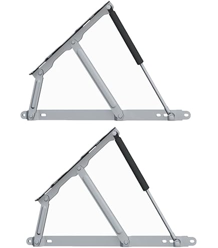 Coppia Molle A Gas 1350N Per Letto Contenitore - Interasse 415mm, Corsa 166mm