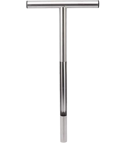 PRZEWODNIK Tige De Sonde De Sol En Acier Inoxydable, 81,3 à 121,9 Cm De Hauteur Reglable Avec Poignee En T Outil De Localisation De Fosses Septiques Tuyaux Souterrains Conduites Deau Tombes PRZEWODNIK Tige De Sonde De Sol En Acier Inoxydable, 81,3 à 121,9 Cm De Hauteur Reglable Avec Poignee En T Outil De Localisation De Fosses Septiques Tuyaux Souterrains Conduites Deau Tombes