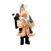 Produktbild AMUSTER Weihnachtsmann Weihnachtsdeko Weihnachtsfigur Weihnachtsbaum Dekor Weihnachtsmann Ornamente Xmas Decor Party Decor 16/22cm