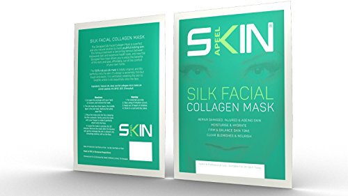 Microneedle Derma Roller/Stamp Post Chemical Peel Treatment Collagen & Hyaluronic Acid Silk Facial Mask, Natural Silk, Collagen, Peptides, HA, BFGF, EGF, Chlorophyll* Increases the skins natural collagen production *Conditions the skin *Helps to improves skin's elasticity *Increases cellular renewal *Plumps up fine lines and wrinkles *Re-hydrates skin *Leaves the skin silky, smooth x 4