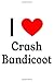 Produktbild I Love Crash Bandicoot: Crash Bandicoot Designer Notebook