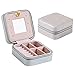Produktbild WSNDD Kleine Reise Schmuck Organizer Box Kosmetik Makeup Organizer Schmuck Box Ohrringe Lagerung Sarg Fall Container 7