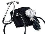 Riester 1442 sanaphon with stethoscope, adult size velcro cuff pull through strap