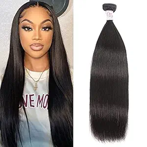 Beauty Forever Brazilian Straight Hair 1 Bundle 95-100g Hair Weave 100% Unprocessed Human Virgin Hair Extensions Natural Color Can Be Dyed And Bleached (12)