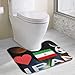Produktbild Hoklcvd Iran Football Iran Soccer U-Shaped Toilet Floor Rug Non-Slip Toilet Carpets Bath Mats Rug