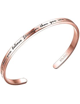SOLOCUTE Damen Armband mit Gravur 