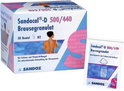 Preisvergleich Produktbild SANDOCAL D 500 / 440 Granulat 100 St