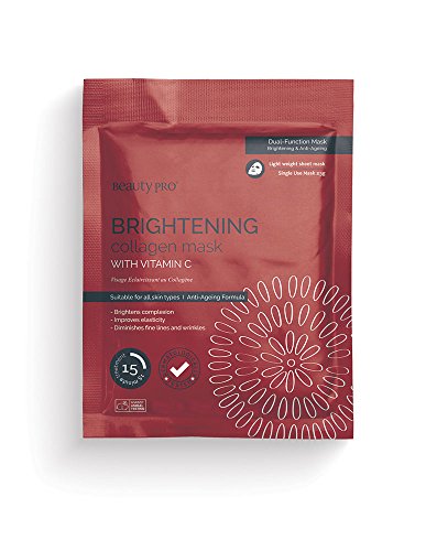 beautypro Brightening Colágeno Máscara de hoja con Vitamina C