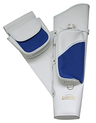 Preisvergleich Produktbild Bogensport Seitenköcher Cartel weiß-blau