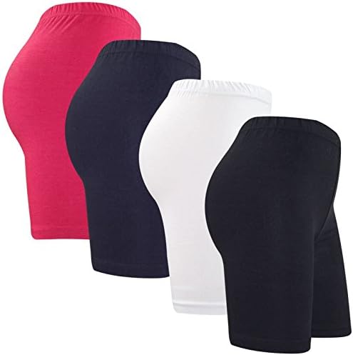 Galaxy Mart UK Girls/Boys Cotton Lycra Cycling Shorts Kids Childrens School Gym Dance Shorts