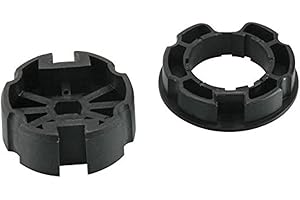 VIMAR ZXVL Automazioni Coppia Adattatori Ogiva Tende Sole, Diametro 78 mm, Nero