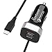 Produktbild CHGeek Quick Charge 3.0 Auto Ladegerät, 30W Dual USB KFZ Ladegerät Adapter mit Typ USB C-Kabel für Smart Phones und Mehr