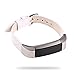 Produktbild Hunpta@ Mode Sport Leder Armband mit Metallverbindern für Fitbit Alta/Fitbit Alta HR (Weiß)