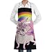 Produktbild SDGSS with Pocket Apron,3D Print The Unicorn Frenchie Apron with One Big Pocket,Commercial Restaurant, Kitchen Apron