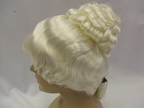 White Ladies Court Wig ~ Pompadour ~ 18th Century ~ Pantomime ~ Princess ~ Colonial lady
