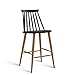 Produktbild LPZ Barhocker Modern Einfache Hohe Hocker Bartisch Und Stuhl Barhocker Industrial Wind Hohe Bein Barhocker V (Farbe : SCHWARZ)